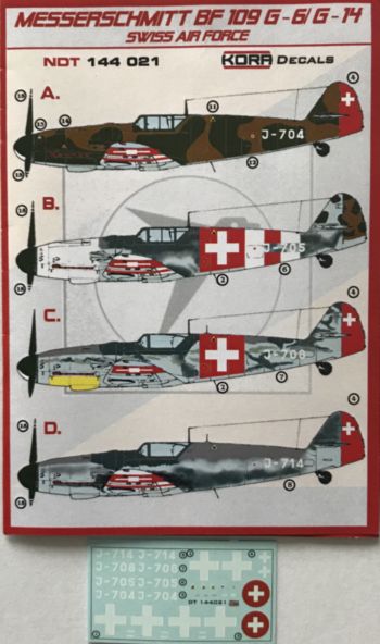 Messershmitt Bf-109G-6/14 Swiss Air Force